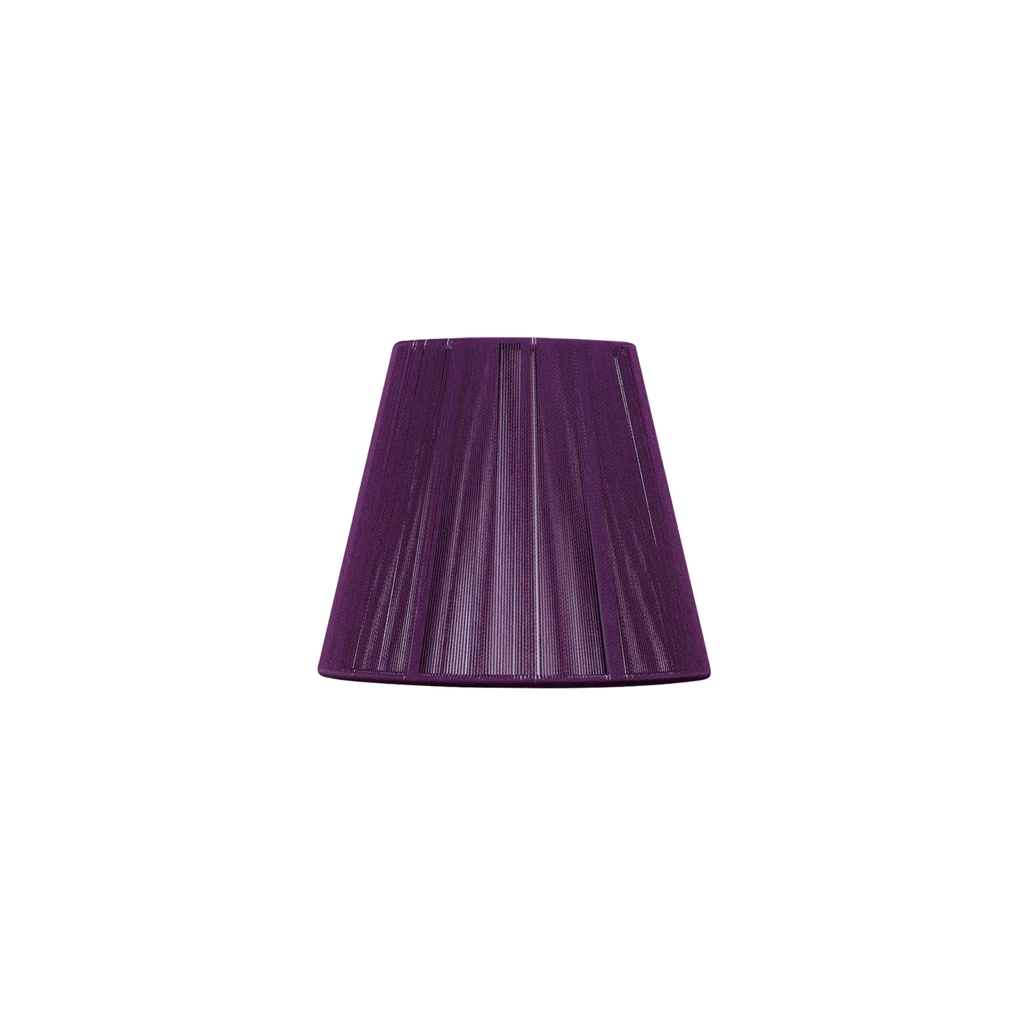 MS011  Silk String 13cm Clip-On Shade Aubergine